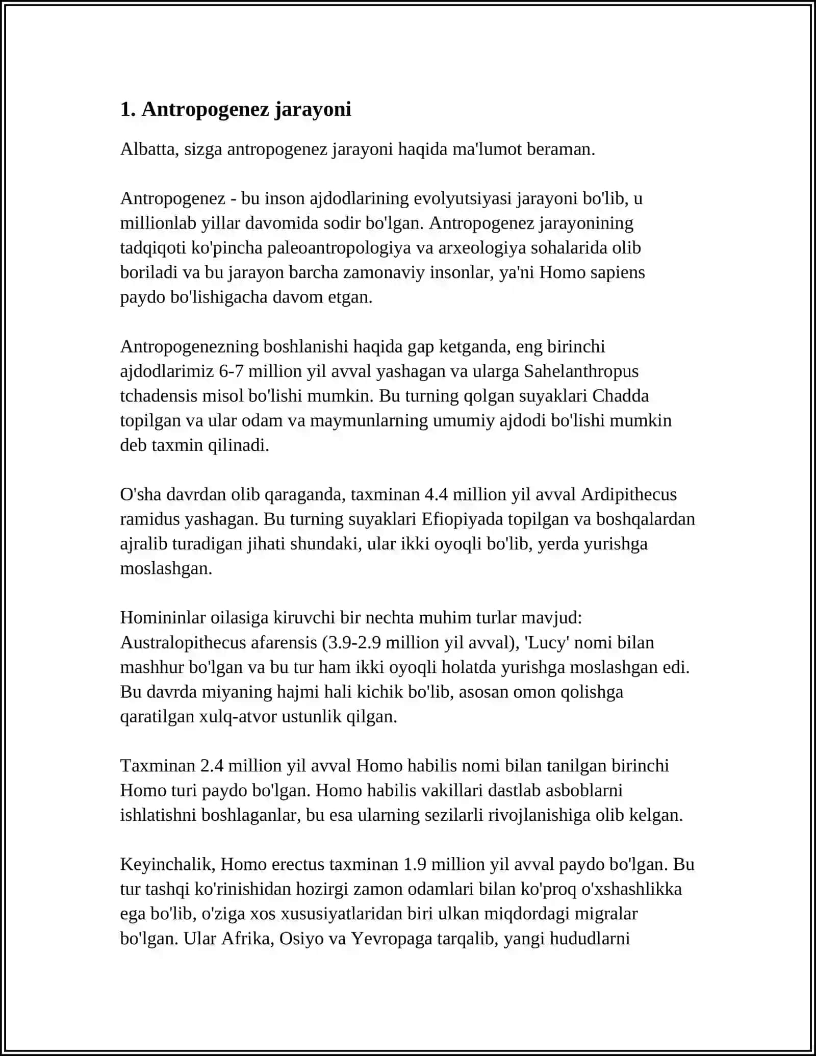 YERDA HAYOT RIVOJLANISHI ASOSIY BOSQICHLARI 4
