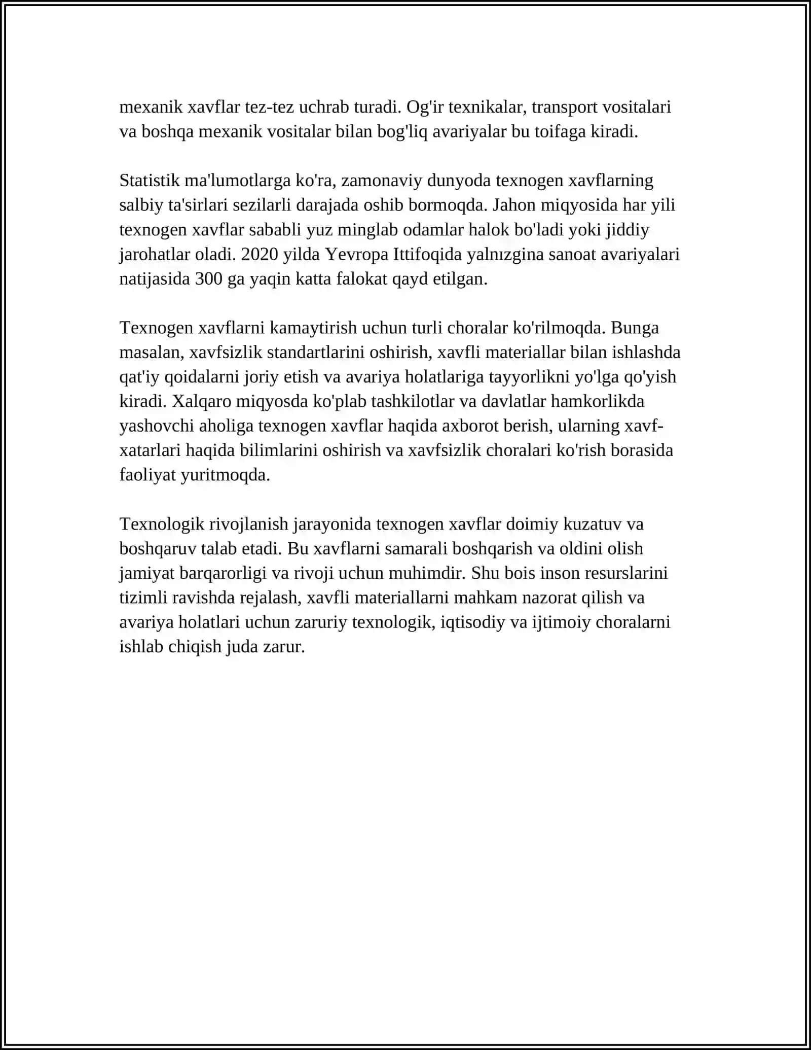 TEXNOGEN XAVF YUQORI BOLGAN DAVLAT KADASTRI 4