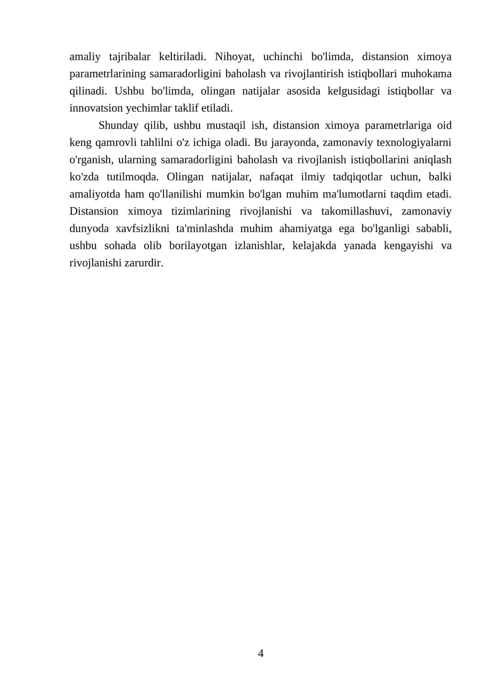 Distansion ximoya parametrlari 4