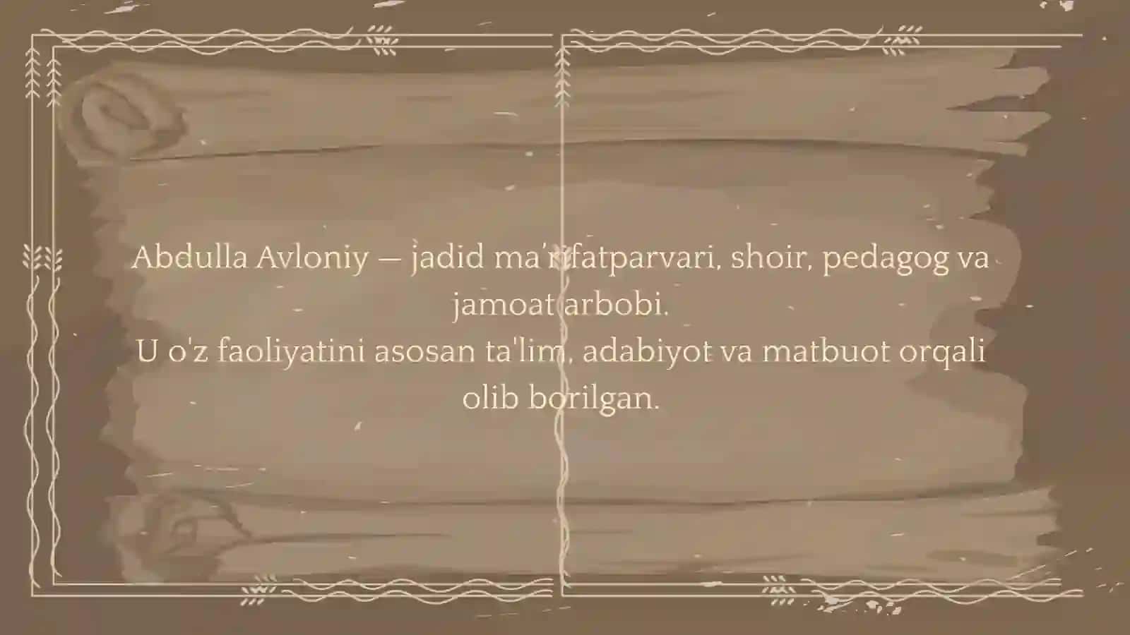 O‘zbek adabiy tili rivojida ma’rifatparvarlarning xizmatlari 4