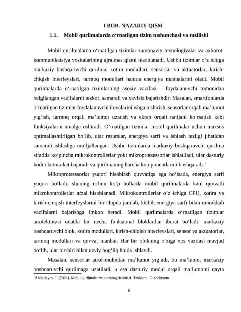 MOBIL QURILMALARDA O‘RNATILGAN TIZIMLARNING QO‘LLANILISHI 4