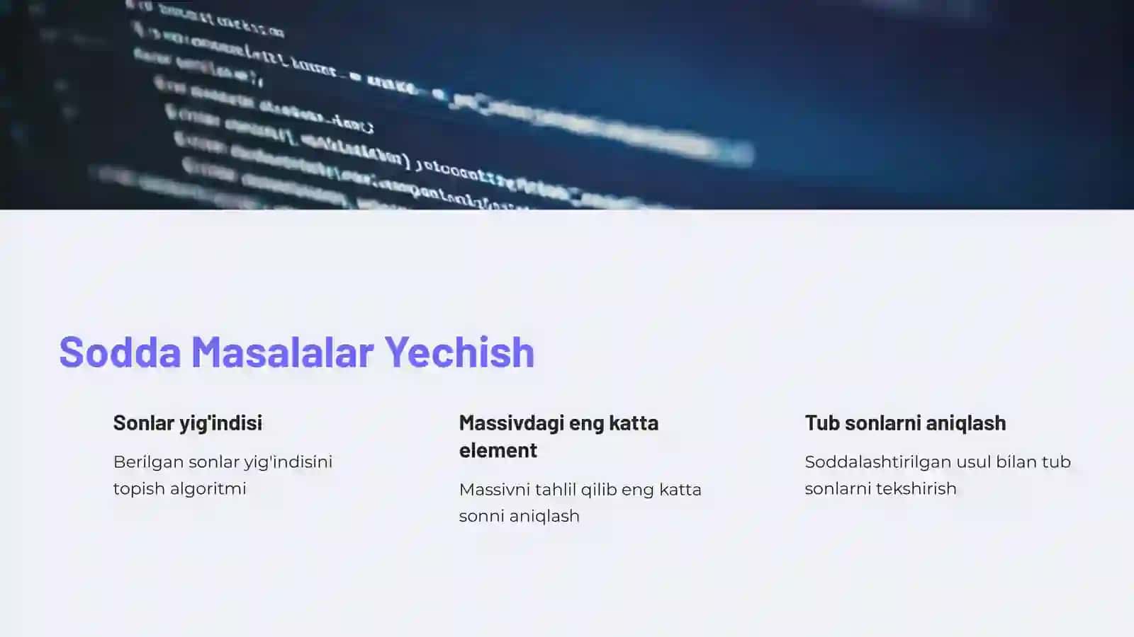 Matematik Algoritmlarga Kirish 4