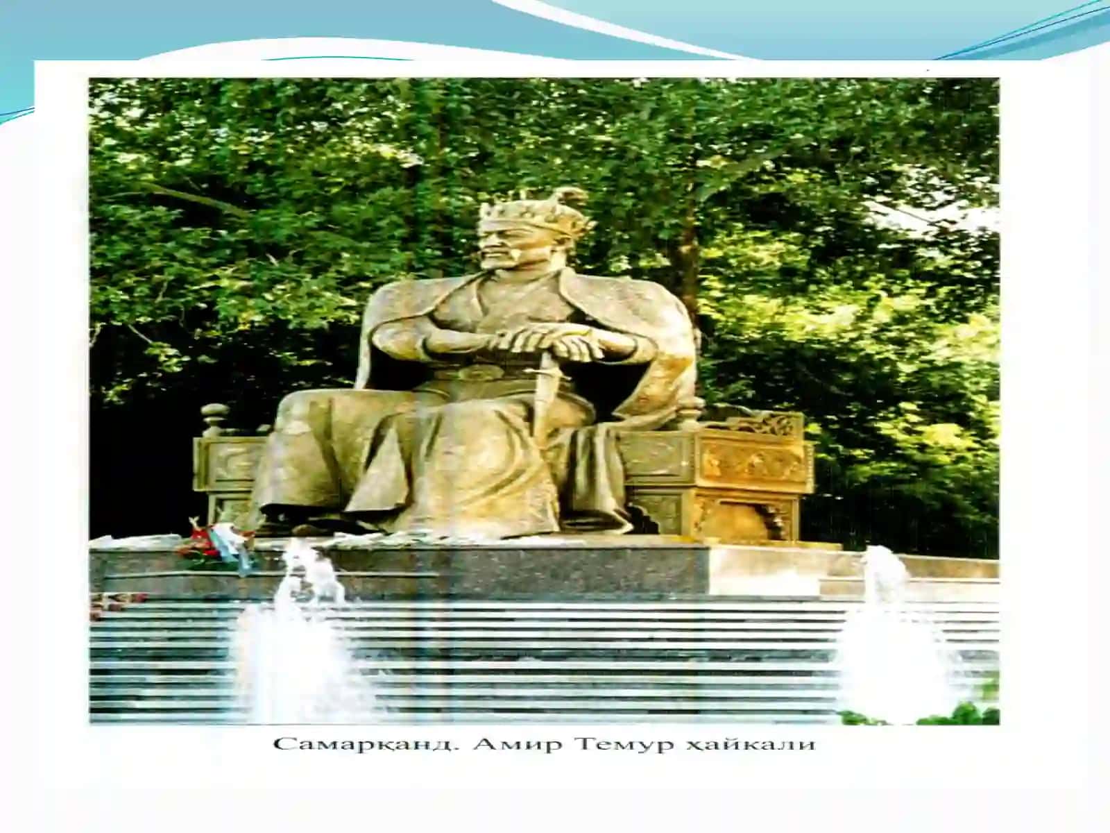 A.TemurningG’arbiyYevropadavlatlaribilanaloqalariТAQDIMOT 4