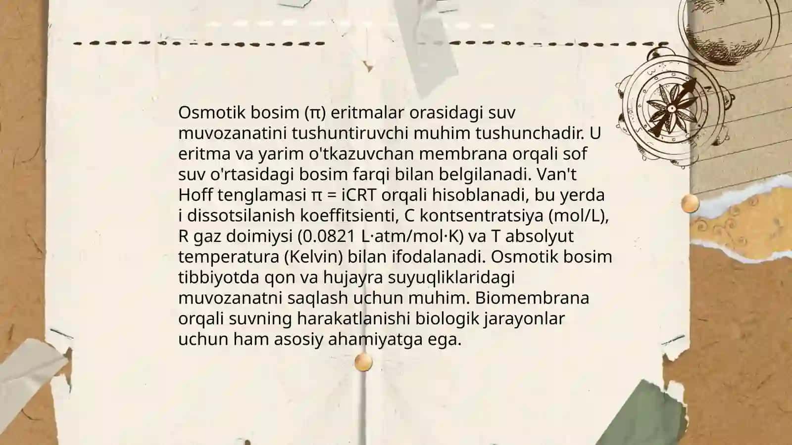 Polimer eritmalarning osmotik bosimi 4