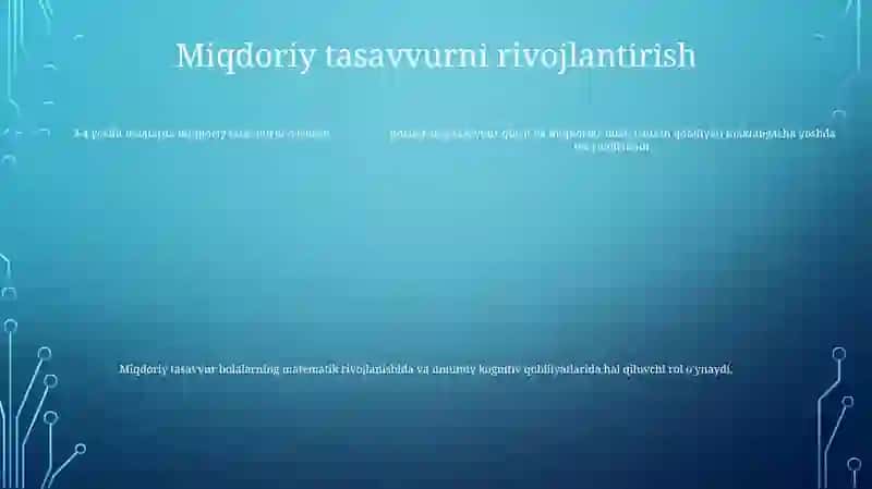 3-4 Yoshli Bolalarda Miqdoriy Tasavvurlarning O'Ziga Xos Hususiyati 4