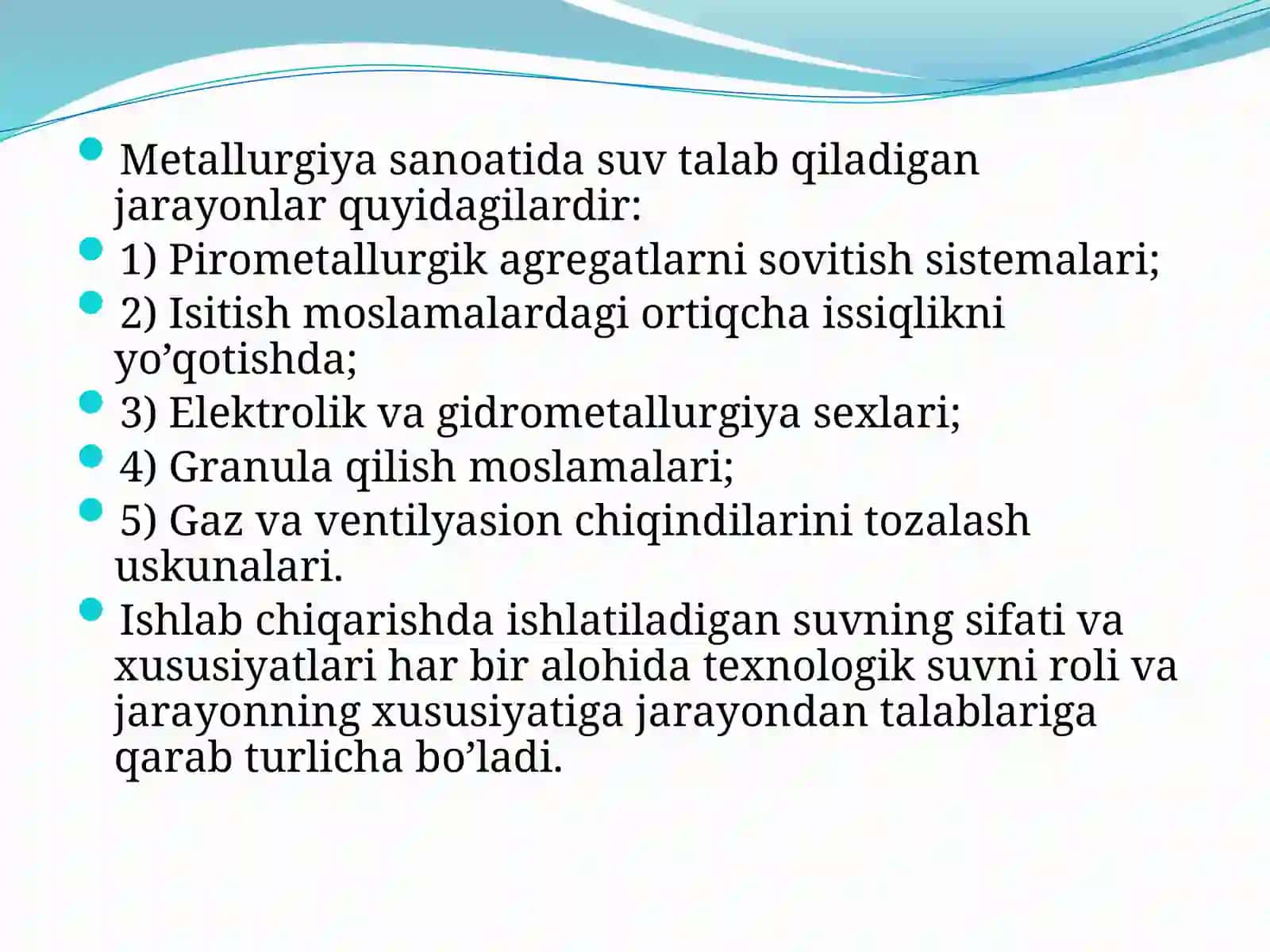 Metallurgiyada ekologiya asoslari 4