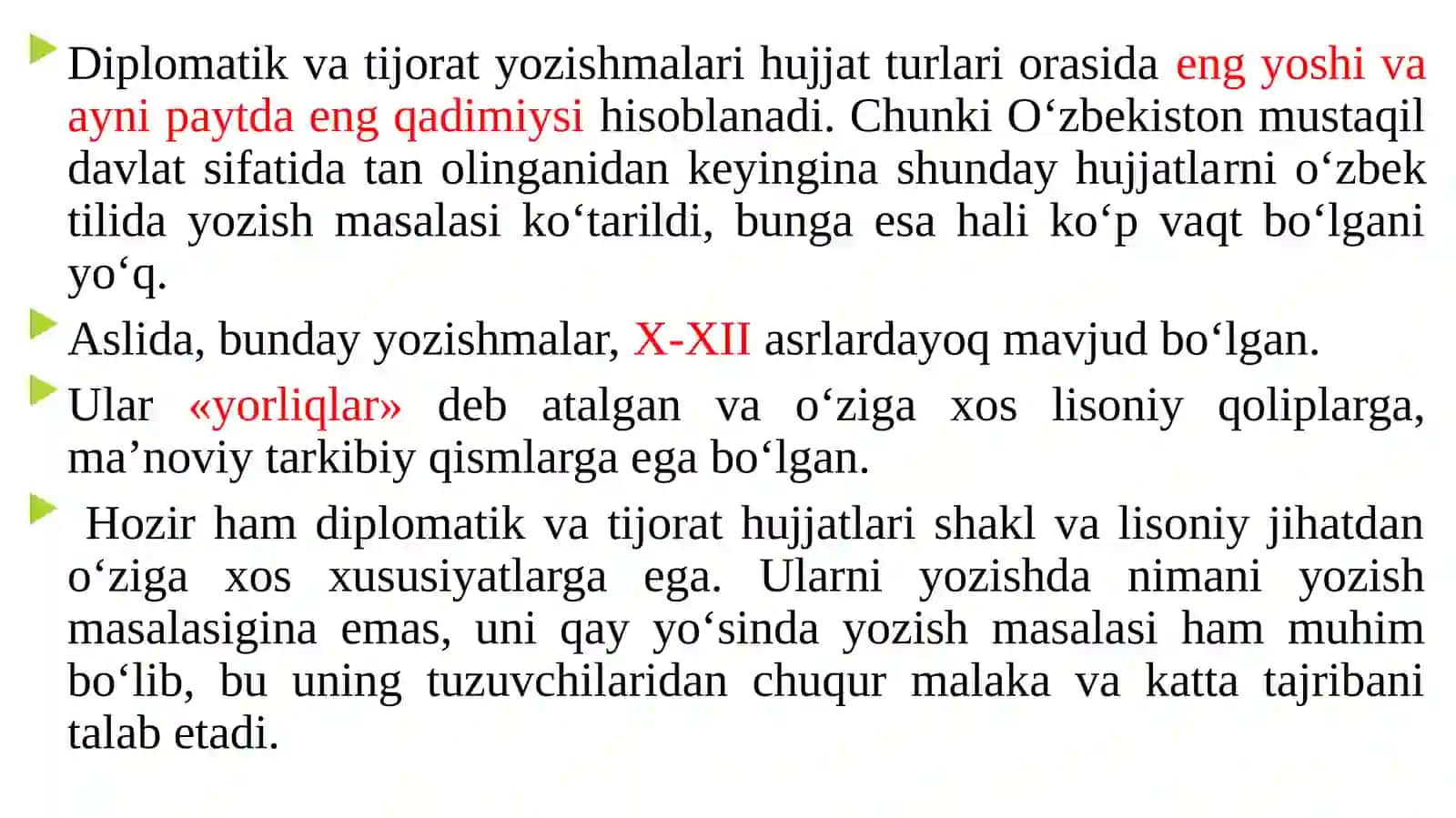 DIPLOMATIK YOZISHMALAR 4