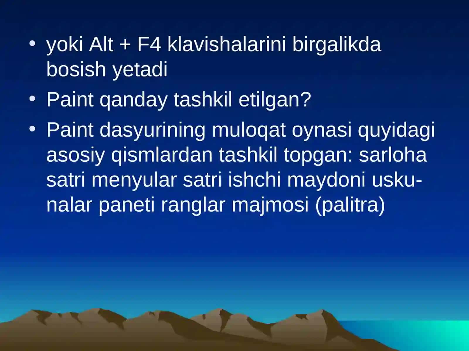 10-dars paint dasturi haqida 4