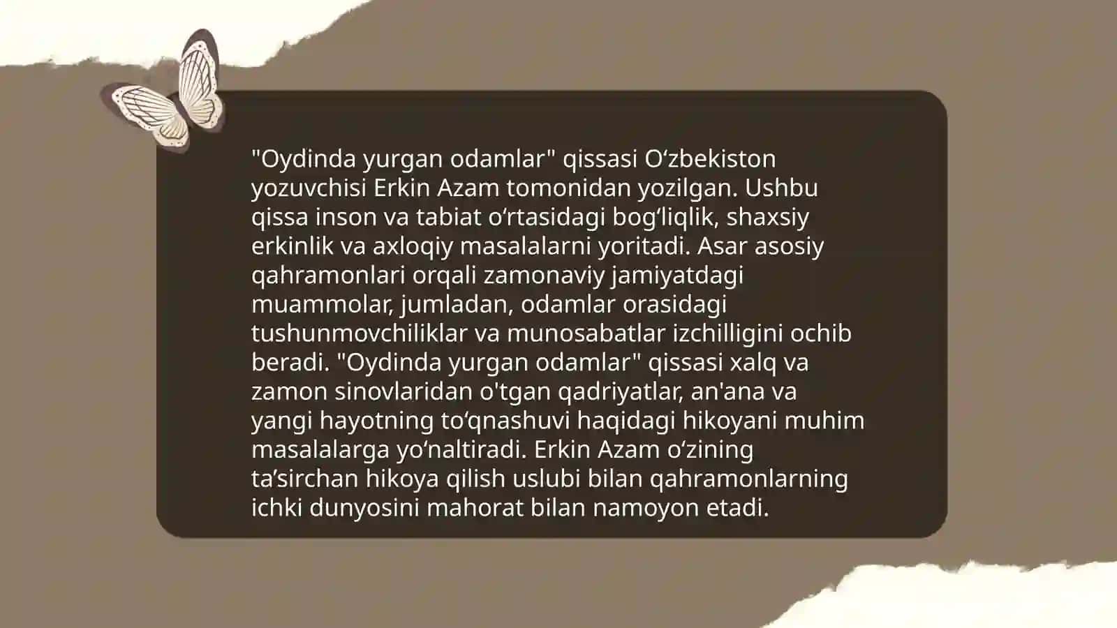 Oydinda yurgan odamlar 4