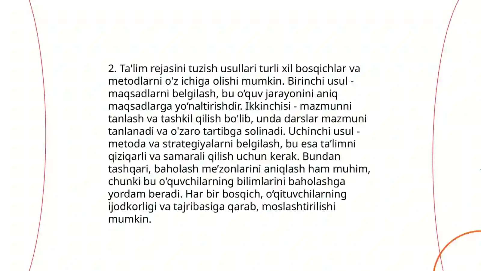 Reja: Maktabgacha yoshdagi bolalarni o'quv ish rejasini to'g'ri tashkil etish 4