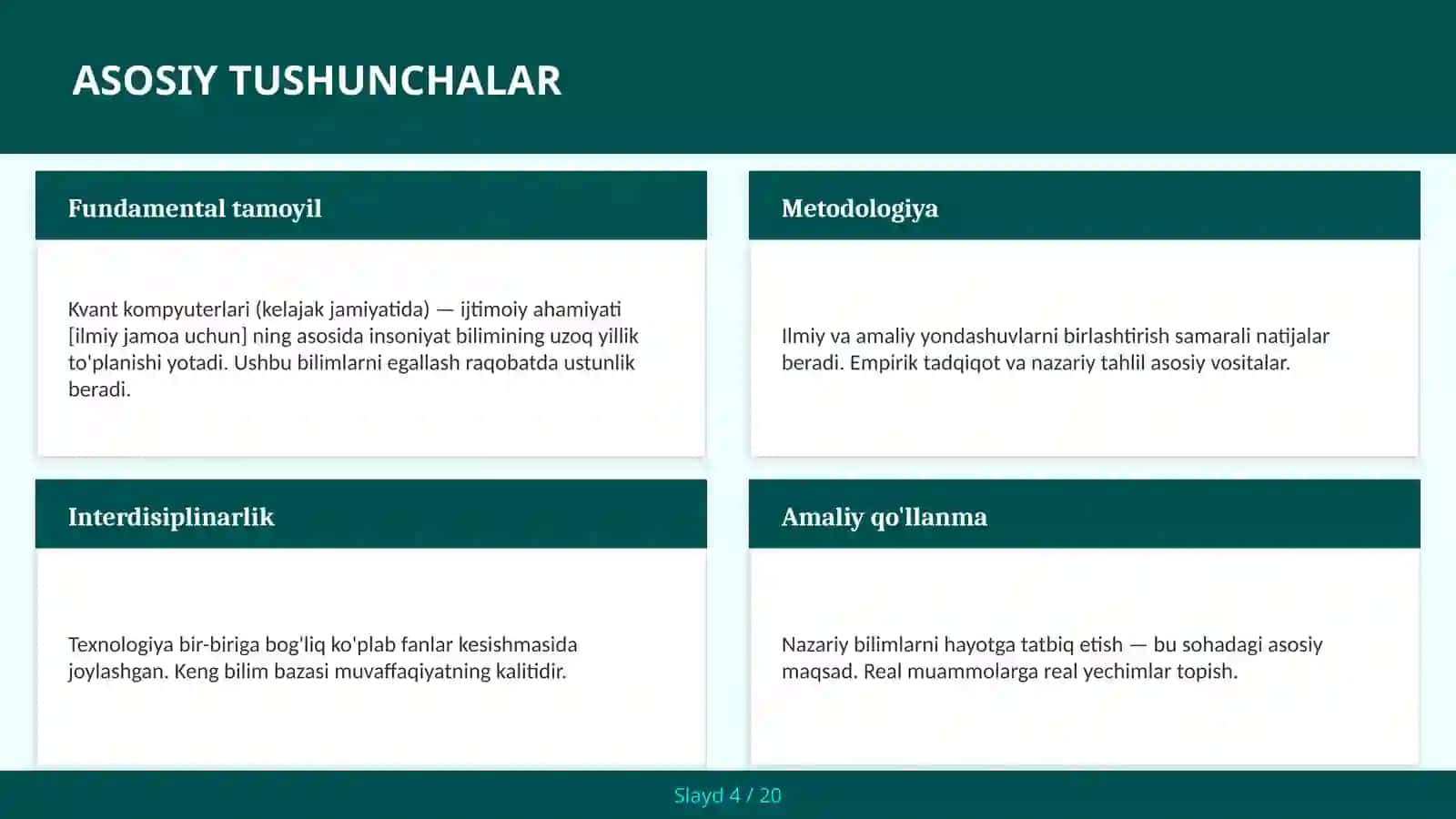 Kvant kompyuterlari (kelajak jamiyatida) — ijtimoiy ahamiyati [ilmiy jamoa uchun] 4
