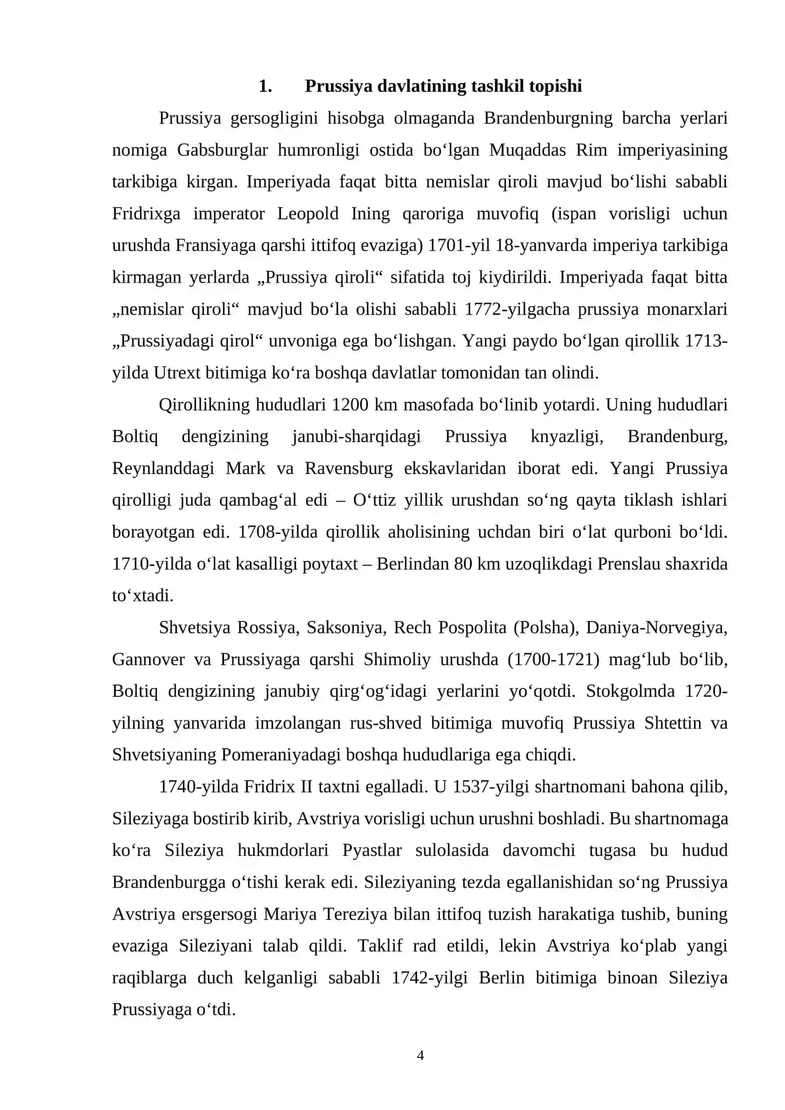Brandenburg-Prussiya davlatining iqtisodiy rivojlanishi (XVIII asr) 4