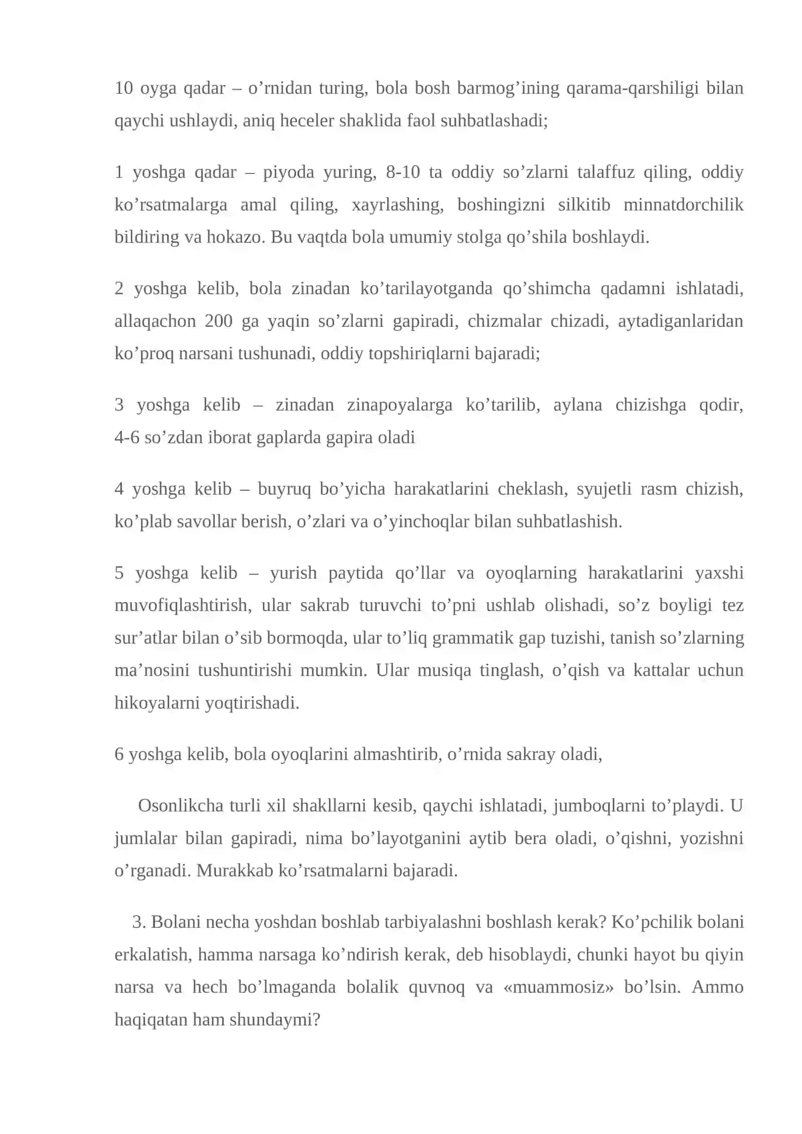 Maktabgacha yoshdagi bolaning psixofizik rivojlanish xususiyatlari 4