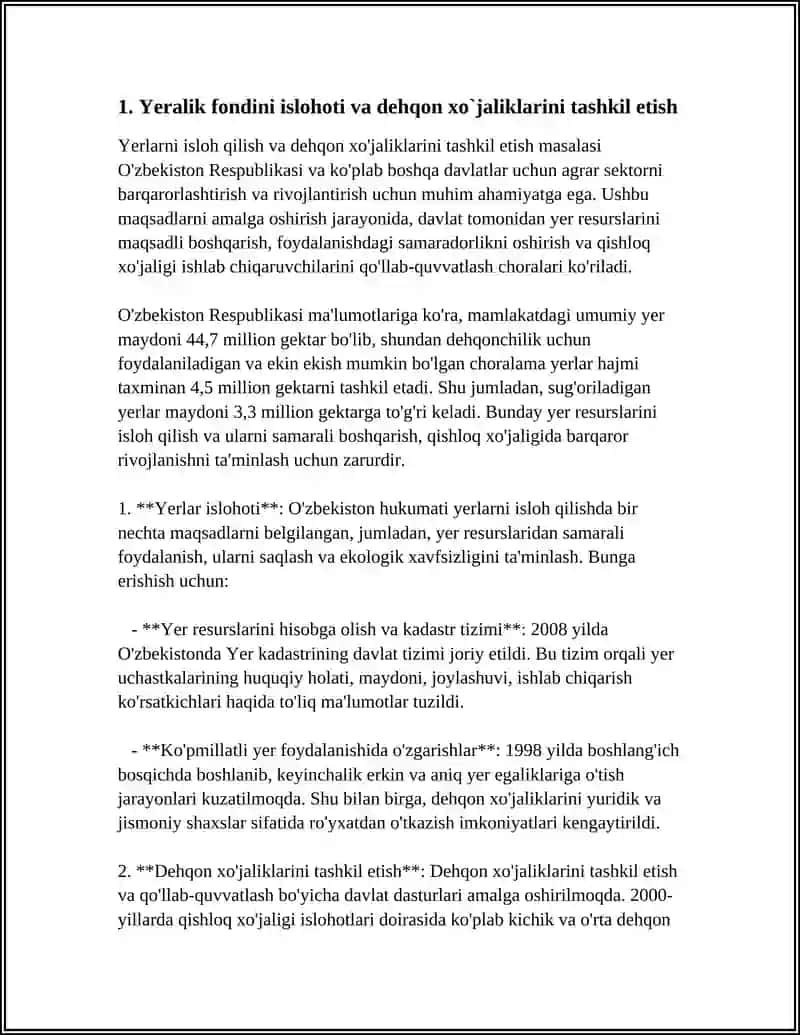 MUSTAQILLIK YILLARIDA QISHLOQ XO`JALIGI VA SANOAT SOHASIDA O`ZGARISHLAR 4