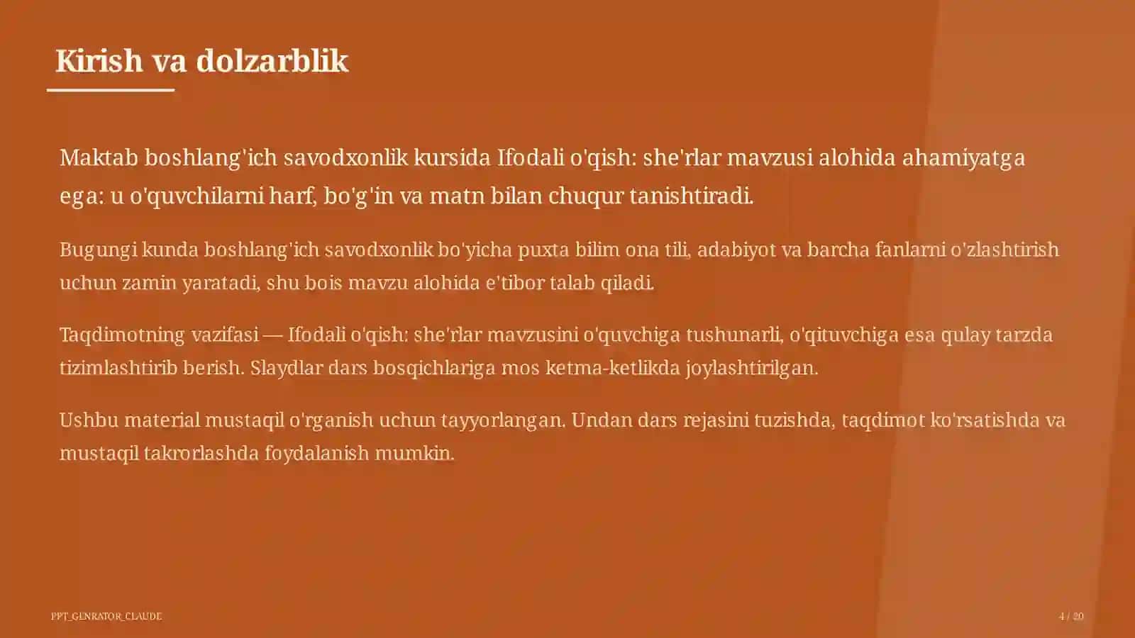 Ifodali o'qish: she'rlar (2-sinf) 4