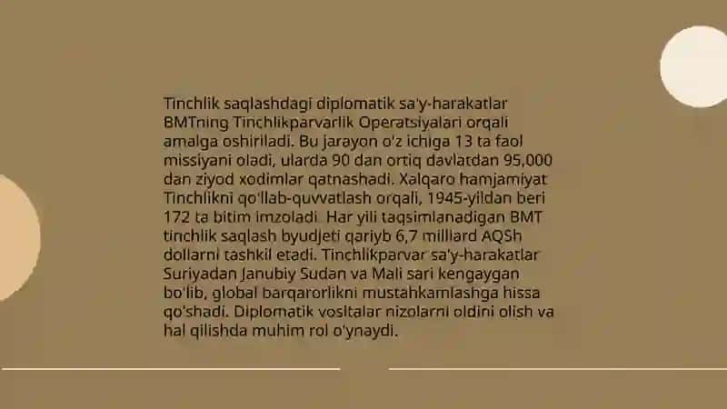 Urush va tinchlik masalasi xalqaro munosabatlarning asosiy muammosi sifatida 4
