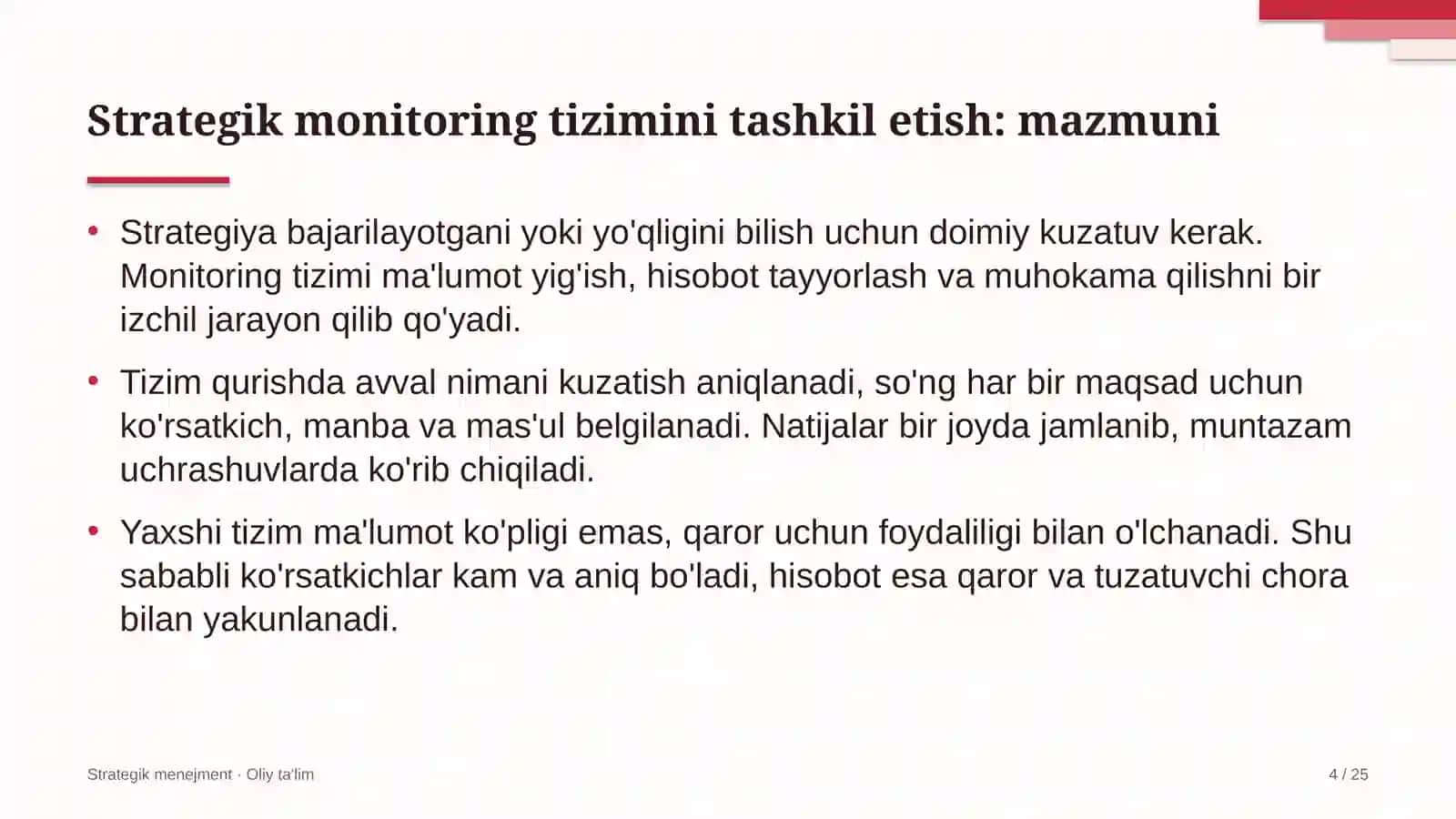 gazeta tahririyatlarida strategik monitoring tizimini tashkil etish 2497 4