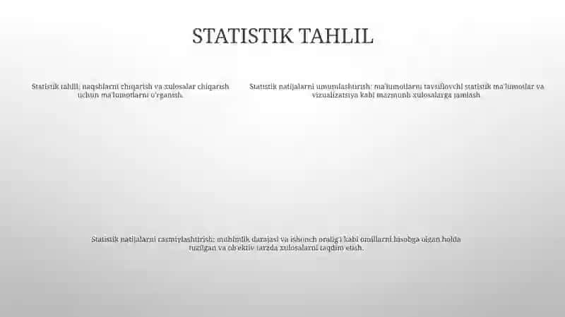 Tahlil Natijalarini Umumlashtirish Va Rasmiylashtirish 4