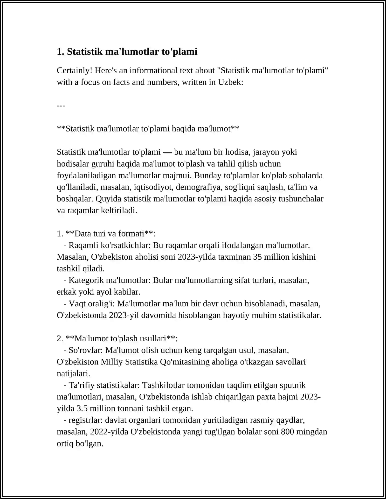 STATISTIK AXBOROT TIZIMI 4