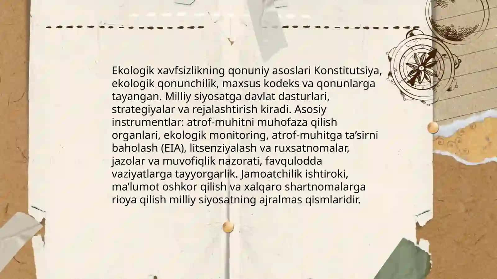 Ekologik xavfsizlik tushunchasi va ahamiyati 4