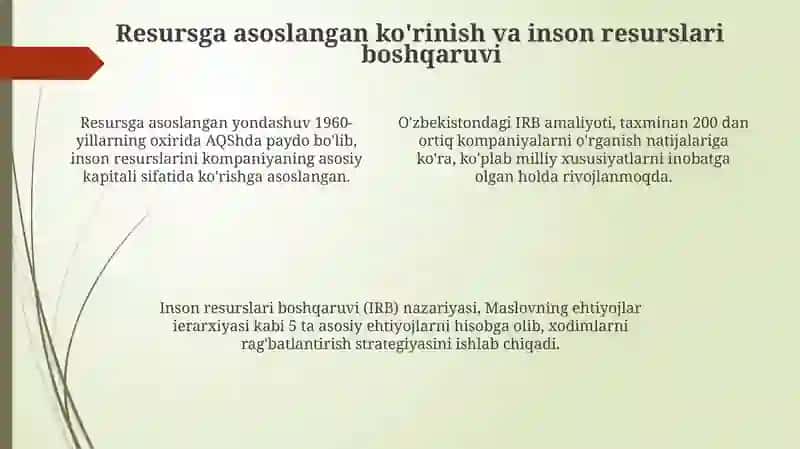 Inson resurslar boshqaruvining nazariy asoslari 4