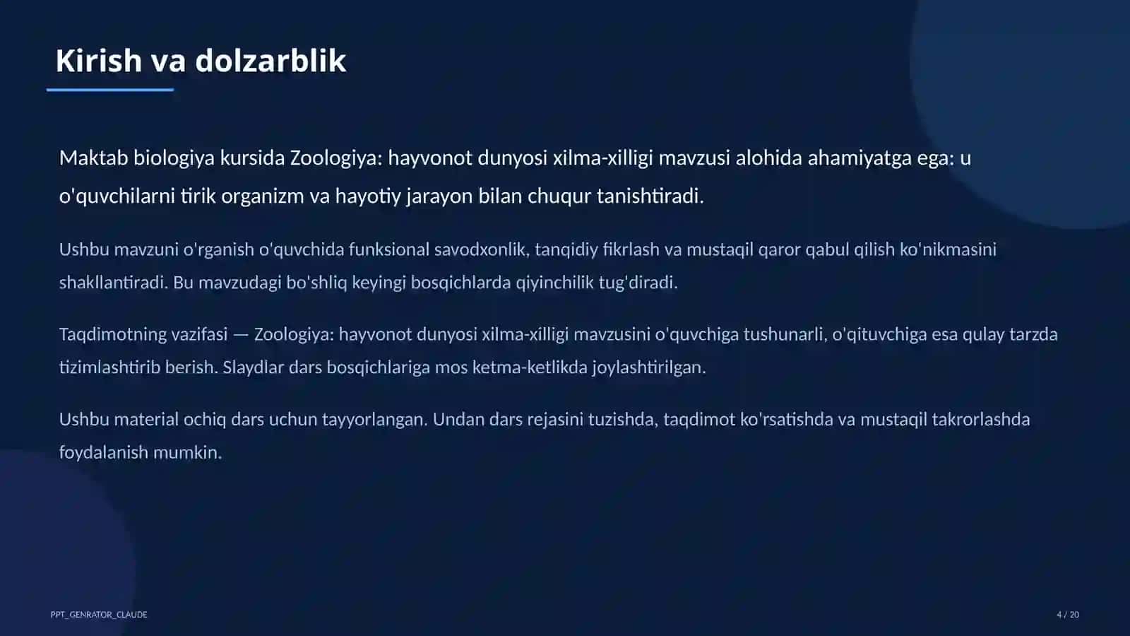 Zoologiya: hayvonot dunyosi xilma-xilligi (7-sinf) 4