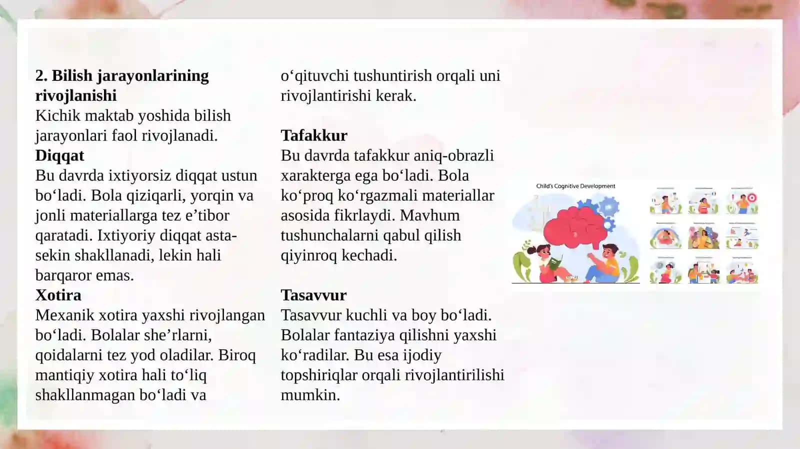 Kichik maktab yoshidagi o'quvchilarda motivatsiya va o'quv faoliyatini shakllantirish 4