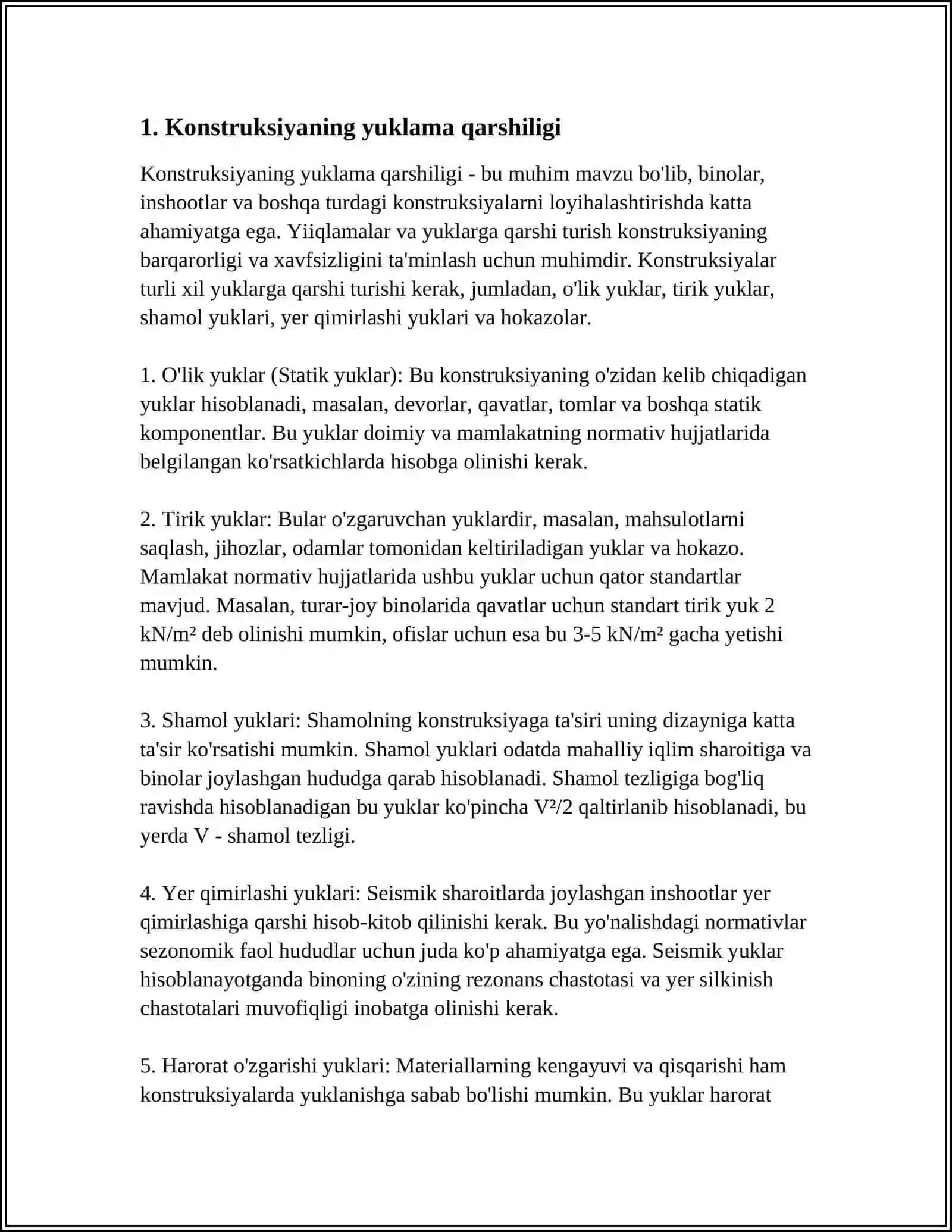 NAGRUZKA BOLTINING OQIGA TIK YONALISHDA TASIR ETADI 4