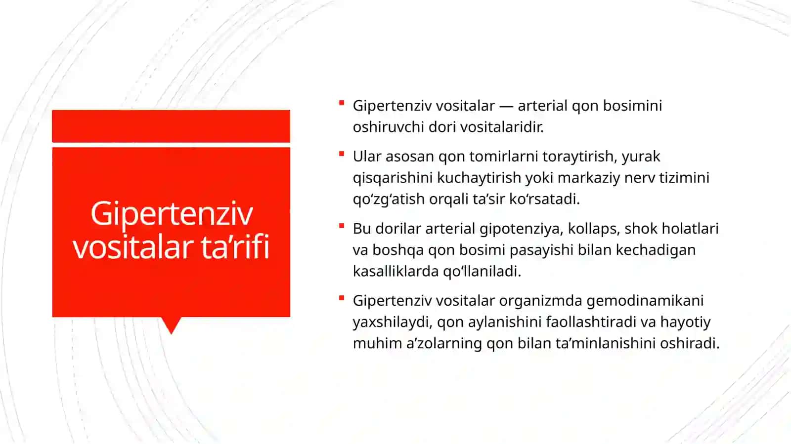 Gipertenziv vositalar 4