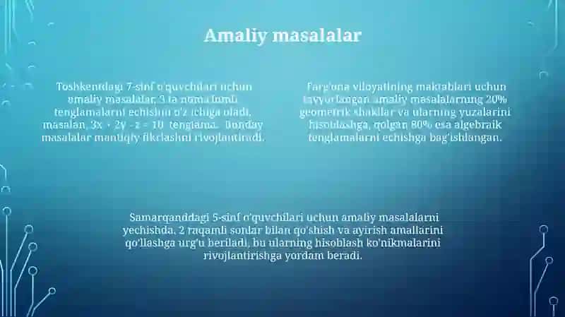 Boshlang'ich Tenglama Yechish Usullari 4