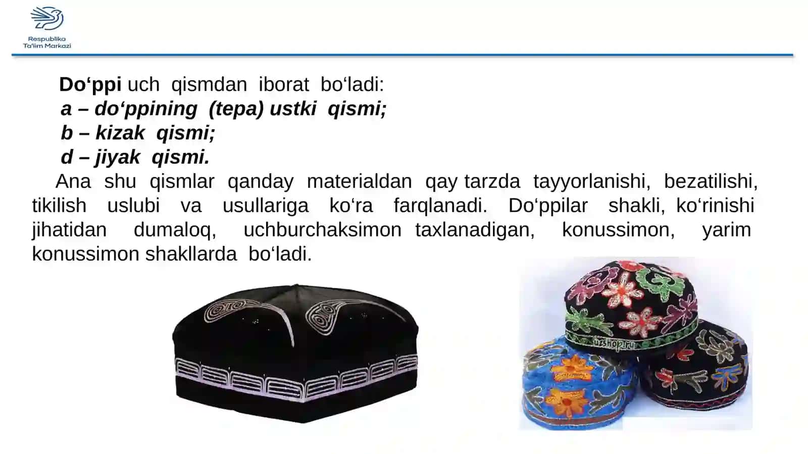 6-sinf Texnologiya Boshkiyimturlari 4
