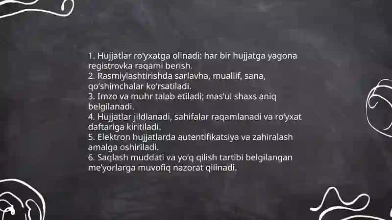 Boʻlajak oʻqituvchilarning oʻquv meyoriy hujjatlar ish yuritishi 4