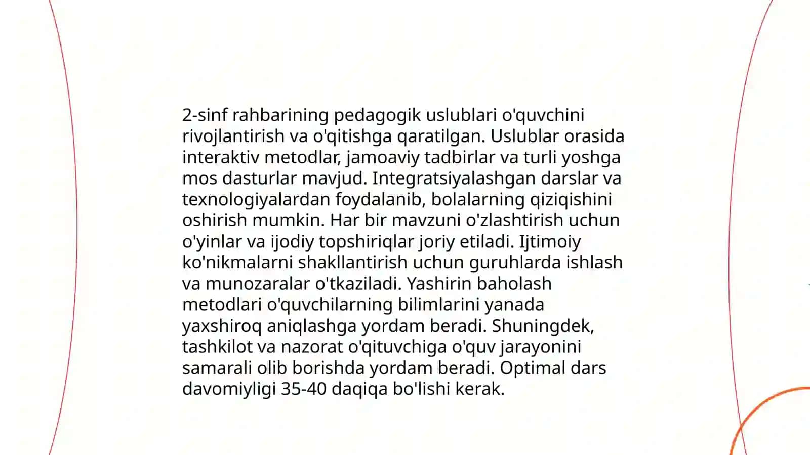 Guruh rahbarining pedagogical jamoada tutgan o'rni 4