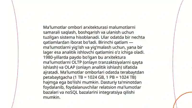Ma'lumotlar ombori 4