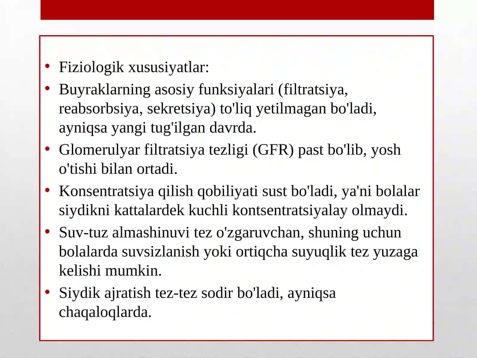 BOLALAR KASALLIKLARI propedevtikasi 4