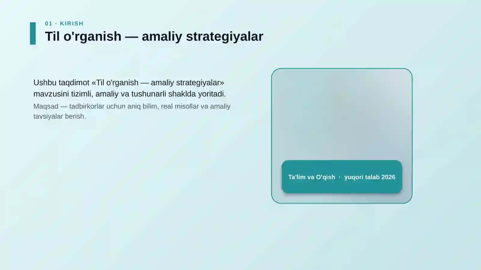 Til o'rganish — amaliy strategiyalar 4