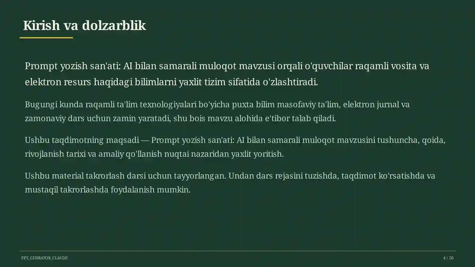 AI bilan samarali muloqot 4