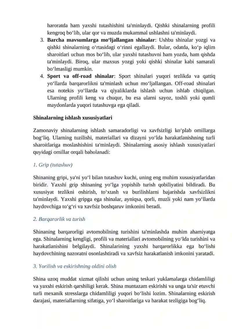 Zamonaviy Shinalarning Xususiyatlari 4