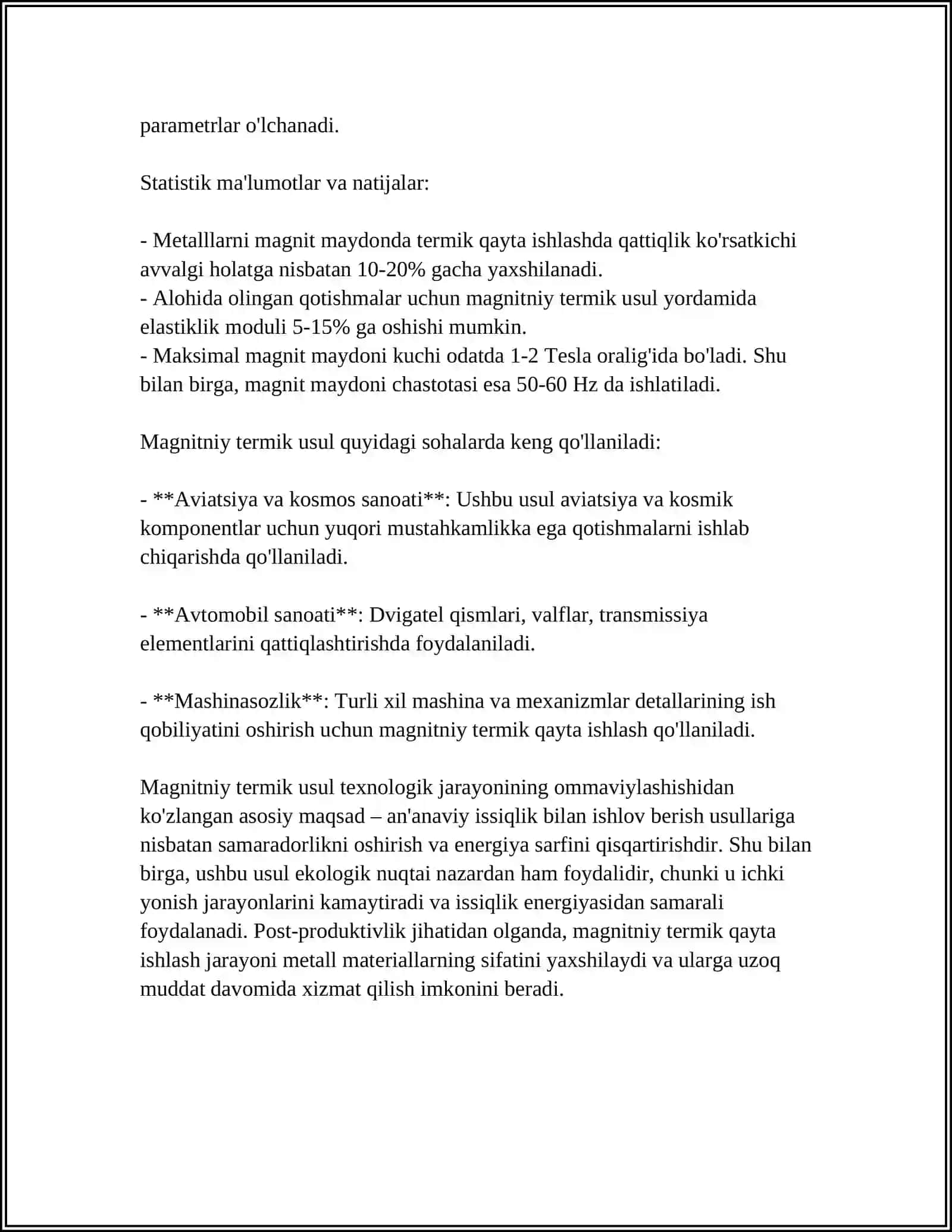 MAGNIYNI TERMIK USUL BILAN ISHLAB CHIQARISH 4