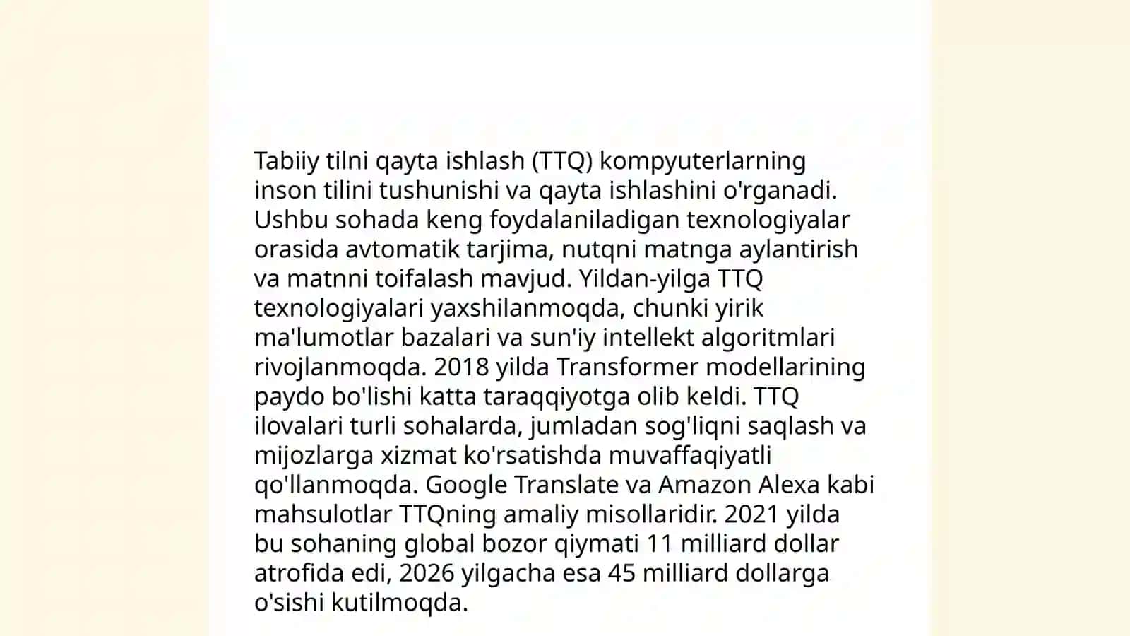 Kompyuter lingvistikasi. Tillarni intensiv o‘rganish dasturlari 4
