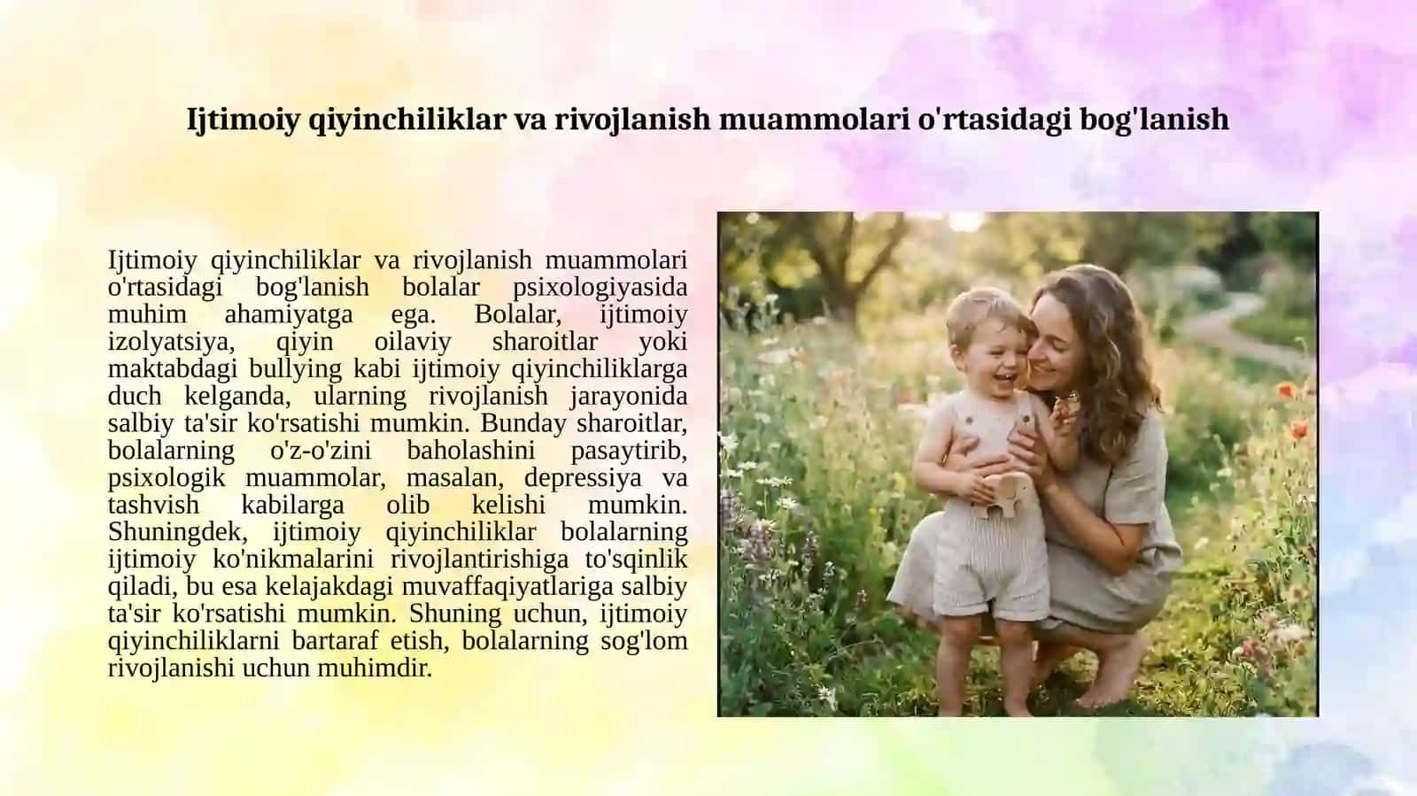 Bolalarda ijtimoiy qiyinchiliklar va ularni bartaraf etish 4