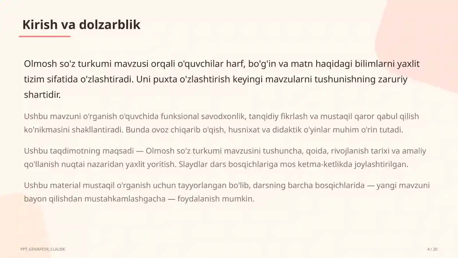 Olmosh so'z turkumi (4-sinf) 4