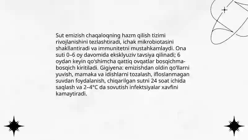 Ovqat hazm qilish sistemasining yosh xususiyatlari va gigiyenasi 4