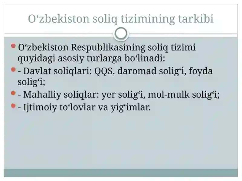 Soliq tushunchasi va uning vazifalari 4