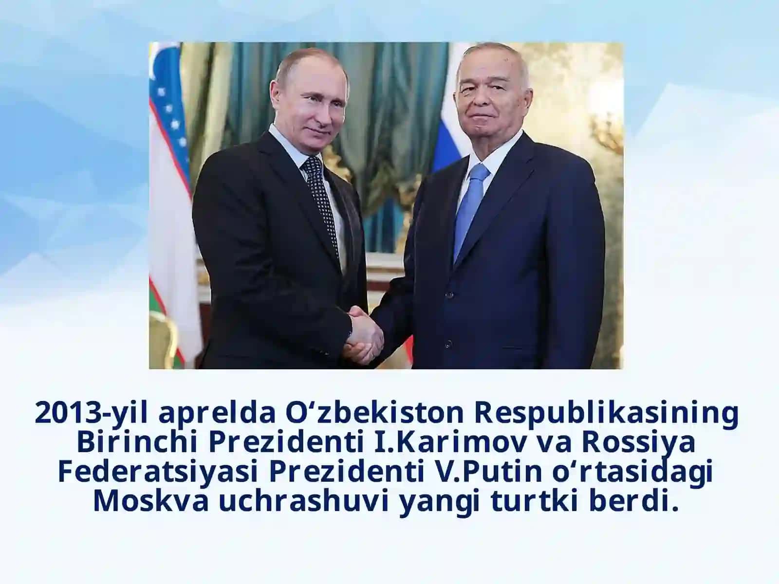O‘zbekiston Respublikasining Rossiya, Xitoy va AQSh bilan o‘zaromunosabatlari 4