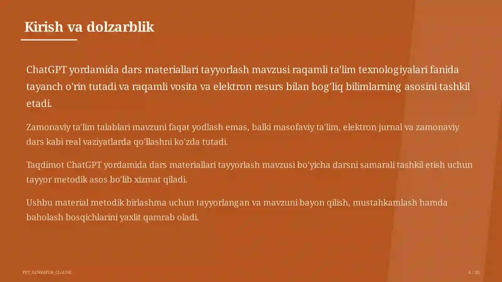 Dars Materiallari Tayyorlash 4