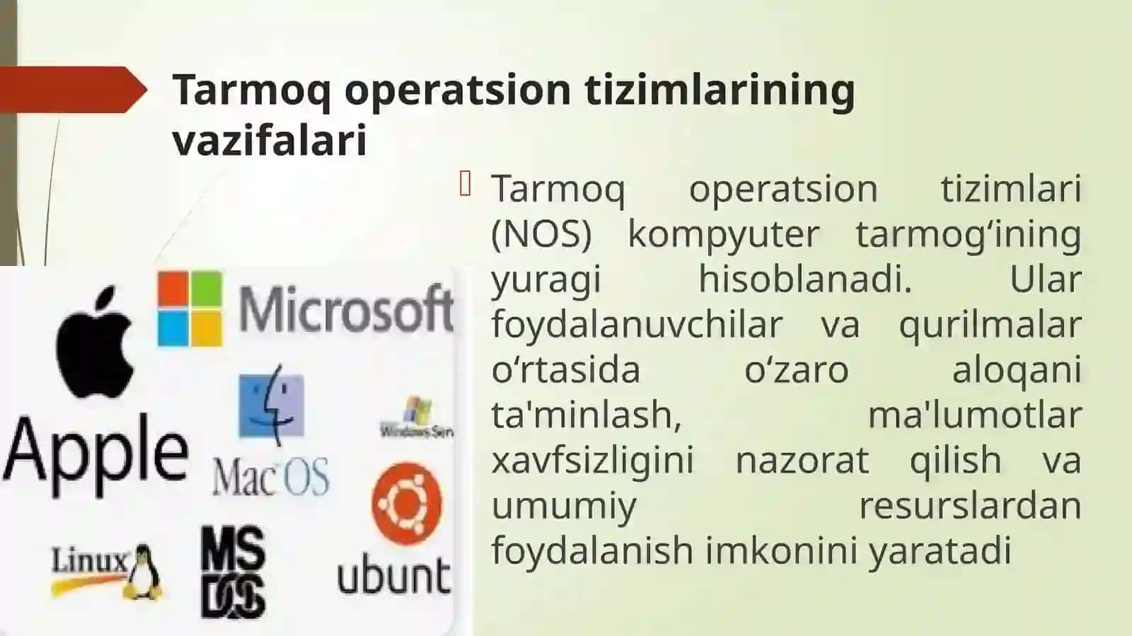 tarmoq operatsion tizimlari 4