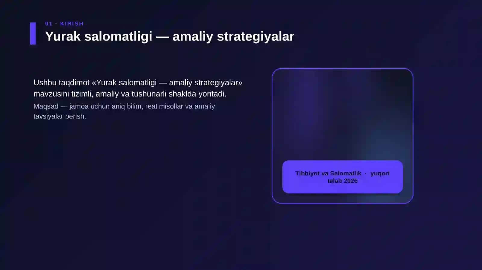 Yurak salomatligi — amaliy strategiyalar 4