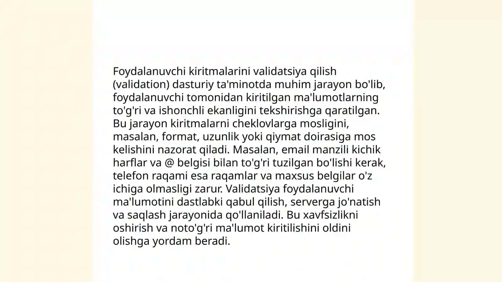 Formalarni yaratishda Flutter kutubxonalari 4