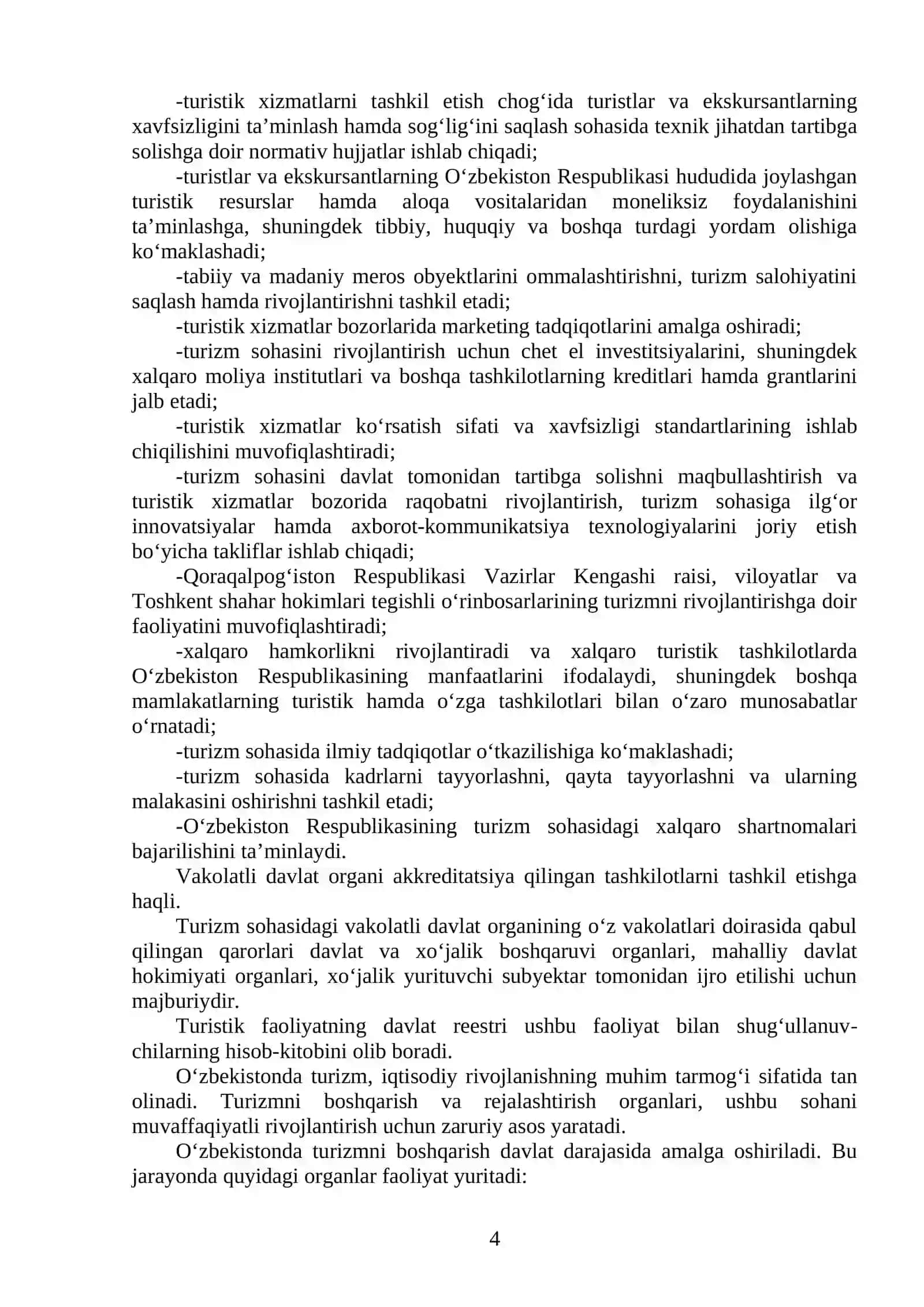 TURIZM SOHASINI REJALASHTIRISHNING TASHKILIY MEXANIZMLARI 4